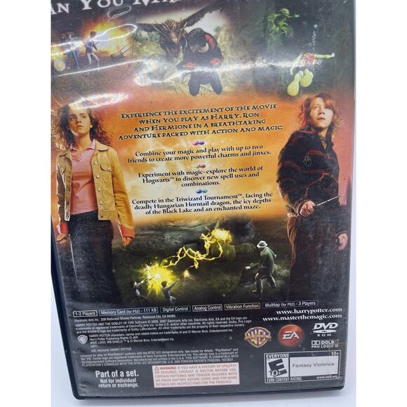 Harry Potter and the Goblet of Fire (Sony PlayStation 2 PS2) COMPLETE CIB Tested - Picture 7 of 7